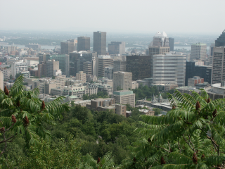 [Vue sur Mont Royal &agrave; Montr&eacute;al]