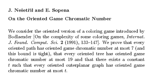 Plain TeX source file for the abstract.
