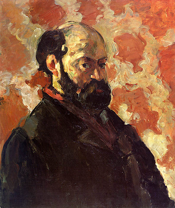 C&eacute;zanne: Self-Portrait on a Rose Background