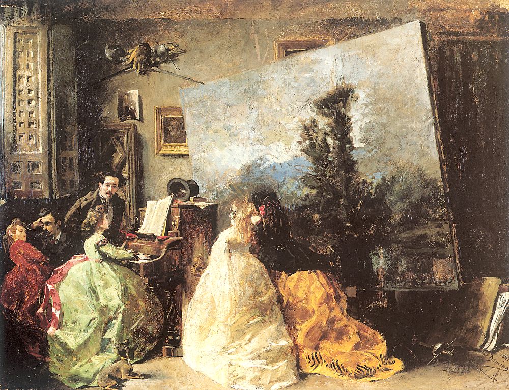 Interior of Mu&ntilde;oz Degrain's Studio in Valencia