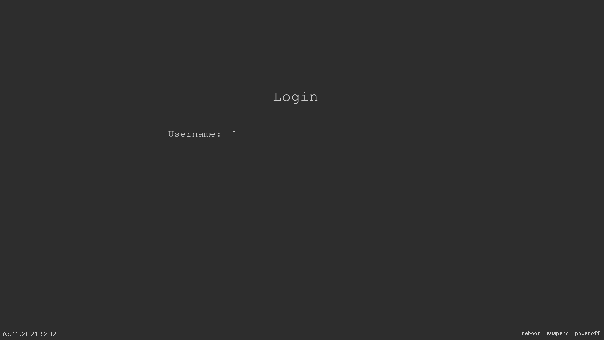 screenshot of xdm login session with xdm-simple theme