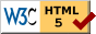 W3C Valid HTML5