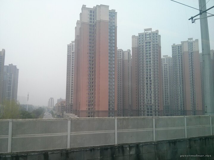 Unmistakenly Asian houses with a vast amount
of