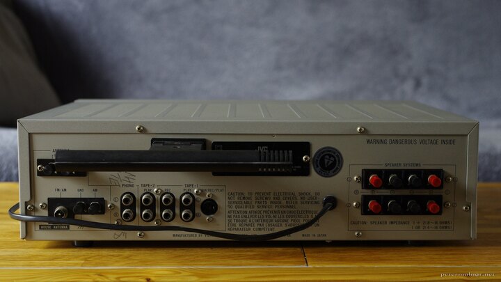 JVC R-S11L Stereo Receiver back